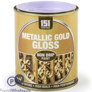 151 Metallic Gold Gloss Non-drip Paint 300ml