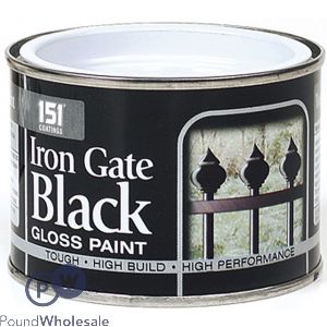 151 IRON GATE BLACK GLOSS PAINT 180ML