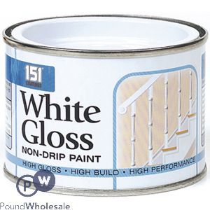 151 White Gloss Non-drip Paint 180ml