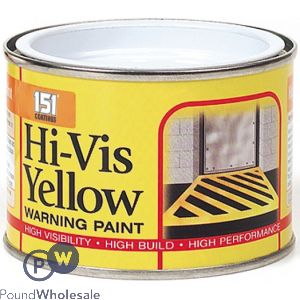 151 Hi-vis Yellow Warning Paint 180ml