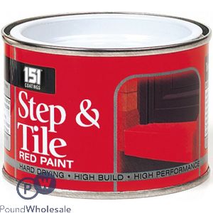 151 STEP &amp; TILE RED PAINT 180ML