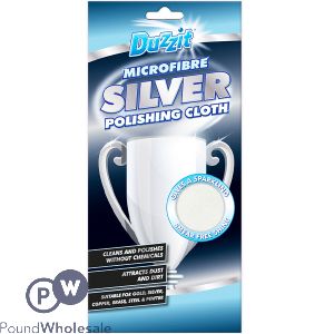 DUZZIT MICROFIBRE SILVER POLISHING CLOTH