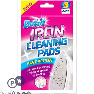 DUZZIT IRON CLEANING PADS 3 PACK