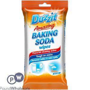 DUZZIT AMAZING BAKING SODA WIPES 40 PACK