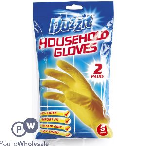 Duzzit Household Gloves Small 2 Pack