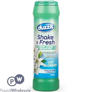 Duzzit Shake & Fresh Lily Blossom Carpet Odour Neutraliser 500g