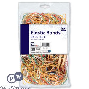 ASSORTED ELASTIC BANDS 60G