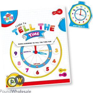 Kids Create Tell The Time Play Set