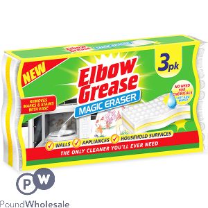 Elbow Grease Magic Eraser 3 Pack
