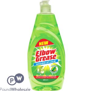 ELBOW GREASE APPLE WASHING UP LIQUID 600ML