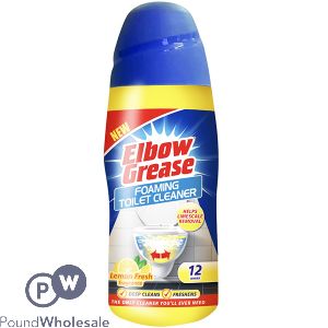 ELBOW GREASE LEMON FRESH FOAMING TOILET CLEANER 500G