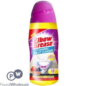 ELBOW GREASE BERRY BLAST FOAMING TOILET CLEANER 500G