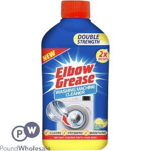 ELBOW GREASE DOUBLE STRENGTH LEMON WASHING MACHINE CLEANER 250ML