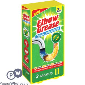 Elbow Grease Drain Unblocker Sachet 2 Pack