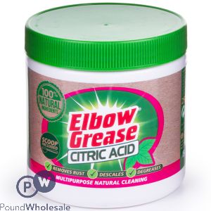 ELBOW GREASE NATURAL CITRIC ACID 250G