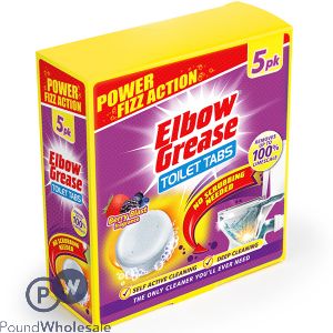 Elbow Grease Berry Blast Toilet Tablets 30g 5 Pack