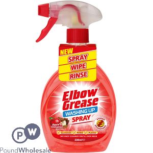 Elbow Grease Apple & Cinnamon Washing Up Spray 500ml