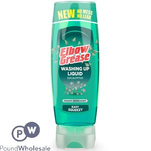 Elbow Grease Stand Up Easy Squeezy Eucalyptus Washing Up Liquid 450ml