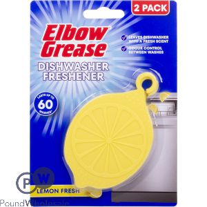 Elbow Grease Lemon Fresh Dishwasher Freshener 2 Pack CDU