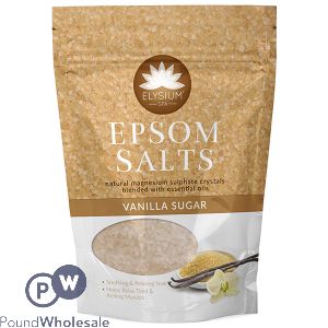 ELYSIUM EPSOM BATH SALTS VANILLA SUGAR 450G