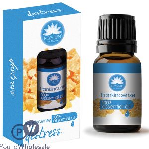 ELYSIUM AROMATHERAPY DESTRESS FRANKINCENSE 100% ESSENTIAL OIL 10ML