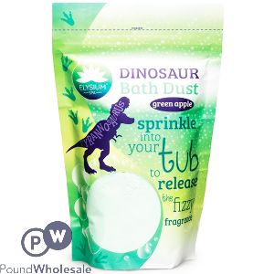 ELYSIUM SPA DINOSAUR BATH DUST GREEN APPLE 400G