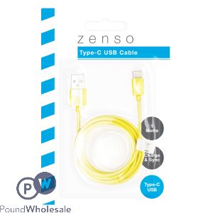 Zenso Type-c Usb Cable 1m Assorted Colours