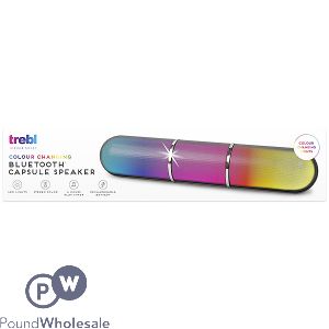 TREBL COLOUR-CHANGING BLUETOOTH SPEAKER