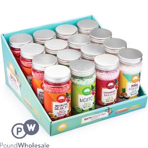 Elysium Spa Bath Salt Cocktails Crystals CDU Assorted