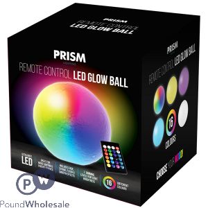 PRISM REMOTE CONTROL LED GLOW BALL MOON LIGHT