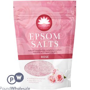 ELYSIUM SPA ROSE EPSOM BATH SALTS 450G