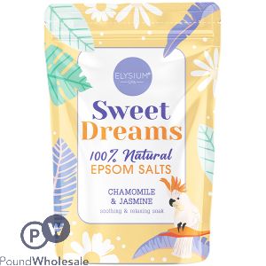 Elysium Spa Sweet Dreams Chamomile &amp; Jasmine Epsom Bath Salts 450g