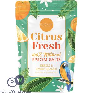 ELYSIUM SPA CITRUS FRESH NEROLI &amp; SWEET ORANGE EPSOM BATH SALTS 450G