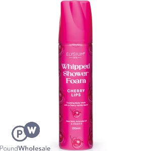 Elysium Spa Whipped Shower Foam Cherry Lips Body Wash 250ml