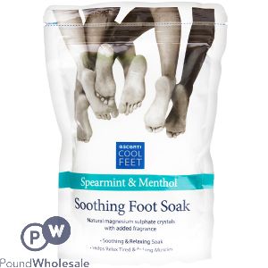 ESCENTI SPEARMINT &amp; MENTHOL SOOTHING FOOT SOAK 450G