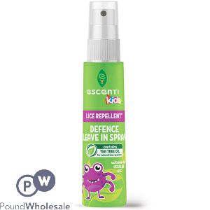 ESCENTI KIDS LICE REPELLENT DEFENCE LEAVE IN CONDITIONING SPRAY 125ML