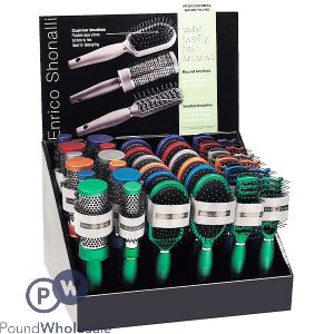 Enrico Shonalli Hair Brushes CDU Assorted