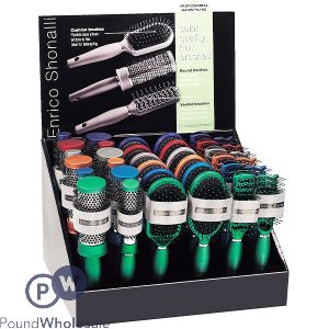 ENRICO SHONALLI HAIR BRUSHES CDU ASSORTED