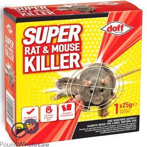 Doff Super Rat & Mouse Killer Refill Sachet 25g