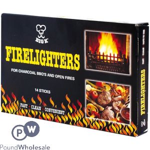 BIG K FIRELIGHTERS 14 STICKS