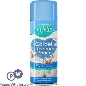 Floella Fresh Linen Carpet Freshener Foam 400ml