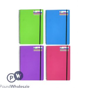 A5 Spiral Note Book Assorted Colours 