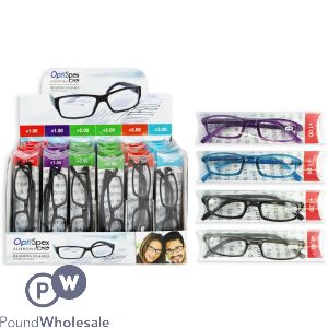 Reading Glasses Assorted Strengths Cdu