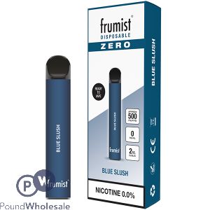 FRUMIST ZERO DISPOSABLE VAPE POD BLUE SLUSH 0MG