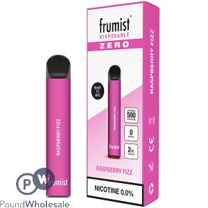 Frumist Zero Disposable Vape Pod Raspberry Fizz 0Mg