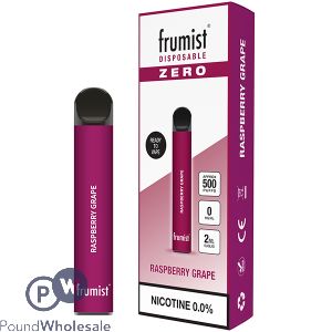 Frumist Zero Disposable Vape Pod Raspberry Grape 0mg