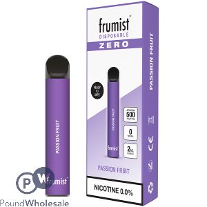 Frumist Zero Disposable Vape Pod Passion Fruit 0mg