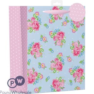 Female Vintage Floral Design Bag Large