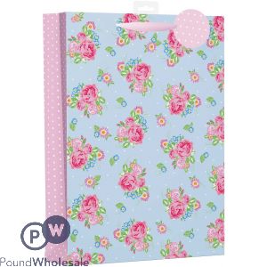 Female Vintage Floral Design Bag Xlarge