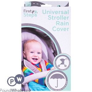 FIRST STEPS UNIVERSAL STROLLER RAIN COVER